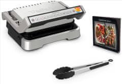 Tefal Optigrill Inox 2v1 kontaktni žar + klešče (GC773D30)