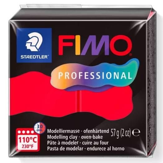 Rayher.	 FIMO Professional 57g, 200 true red