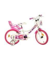 Dino bikes otroško kolo 16" bele barve z roza potiskom