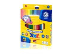 Astra ASTRA Šestkotni barvni svinčniki s črnilom XXL, 48 kosov + svinčnik, 312120006
