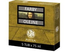 Astra ARTEA Profi oljna barva 75ml, cinkove bele barve, 83410943