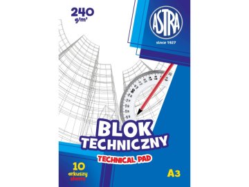 Astra ASTRA Sketchbook / skicirka A3, 10 listov 240g/m2, 106119007