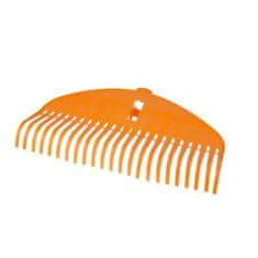 Plastične grablje z ventilatorjem 23 zob