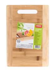 Banquet Rezalna deska z ročajem 30x20x1,5cm BRILLANTE bambus