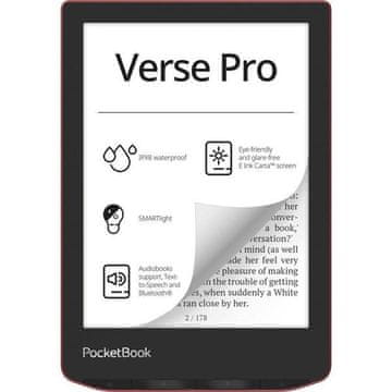 PocketBook PocketBook Verse Pro PB634 6" bralnik e-knjig 16 GB Passion Red PB634-3-WW