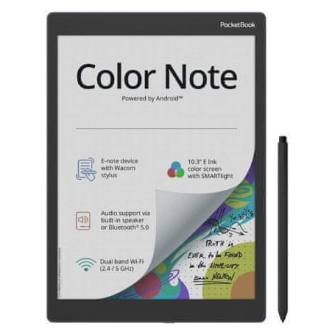 PocketBook PocketBook Color Note bralnik e-knjig Zaslon na dotik 32 GB Wi-Fi 10,3 PB1041-1-WW