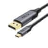 Tech-protect Ultraboost kabel USB-C / DisplayPort 1.4 8K 1.8m, črna