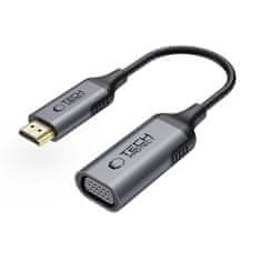 Tech-protect Ultraboost adapter HDMI / VGA Full HD, črna