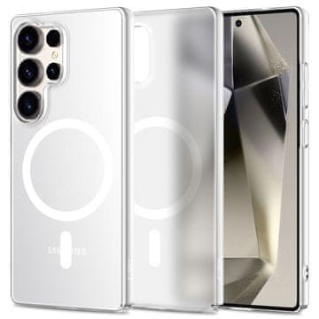 Tech-protect MagSlim MagSafe ovitek za Samsung Galaxy S25 Ultra, srebro