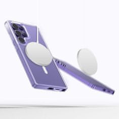 Tech-protect Flexair Hybrid MagSafe ovitek za Samsung Galaxy S25 Ultra, prozoren
