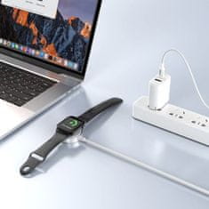 Tech-protect MC02 magnetni polnilec za Apple Watch USB 1m, bela