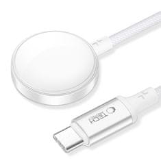 Tech-protect MC02 magnetni polnilec za Apple Watch USB-C 1m, bela
