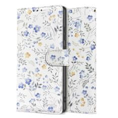 Tech-protect Wallet knjižni ovitek za Samsung Galaxy S25, spring flowers