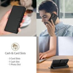 Tech-protect Wallet knjižni ovitek za Xiaomi Redmi Note 14 Pro 5G / Pro Plus 5G / Poco X7 5G, črna