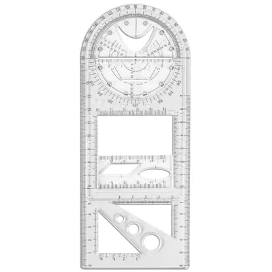 Sofistar Matematično večnamensko geometrijsko ravnilo
