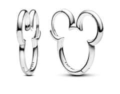Pandora Srebrni obročasti uhani Mickey Mouse Disney 293528C00