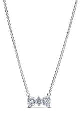 Pandora Srebrna ženska ogrlica Sparkle Bow Timeless 393509C01-45