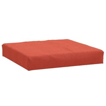 Vidaxl Blazina za palete melanž rdeča 60x60x9,5 cm blago