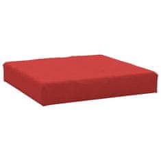 Vidaxl Blazina za paleto rdeča 60x60x9,5 cm oxford tkanina