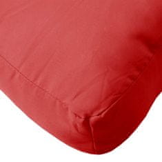 Vidaxl Blazina za paleto rdeča 60x60x9,5 cm oxford tkanina