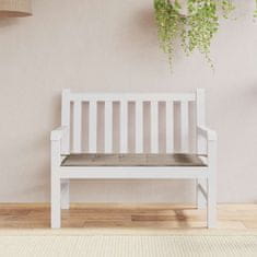 Vidaxl Blazina za vrtno klop taupe 120x50x4 cm oxford tkanina