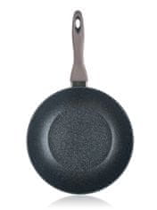 Banquet Ponev WOK 28x7,8cm/3mm nelepljiva površina METALLIC PLATINUM