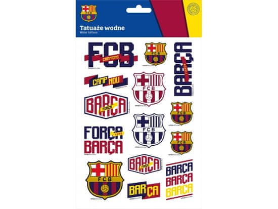 Astra FC BARCELONA tetovaže, 14 kosov, FC-203, 708018004