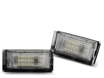 Mstyling LED osvetlitev registrske tablice z ohišjem BMW 3 E46 Limo Touring, BMW 5 E39 Touring