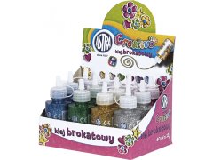 Astra CREATIVO Glitter Glue 60ml, mešanica barv, 332114004