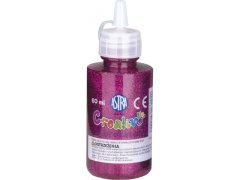 Astra CREATIVO Glitter Glue 60ml, mešanica barv, 332114004