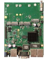 Mikrotik RouterBOARD RBM33G 256 MB RAM, dual 880 MHz, 2x miniPCI-e, 1x reža M.2, 2x reža SIM, 3x GbE, L4