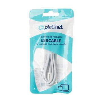 Platinet Polnilni kabel USB-C - USB-C 3A, 60W, 1m, bel
