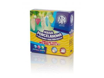 Astra ASTRA porcelanska glina za modeliranje 380g + 3 biserne barve, 336118018