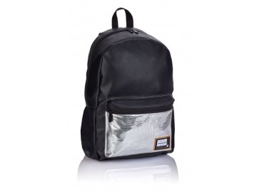 Head Eleganten usnjen nahrbtnik HEAD Black Silver, HD-353, 502019086