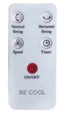 Be Cool samostoječi ventilator, 3D oscilacija, funkcija difuzorja (BC18ST2403)