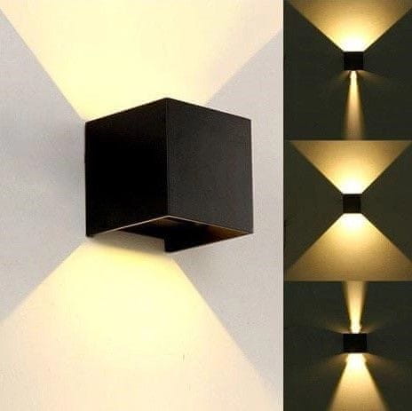 master LED Stenska svetilka za LED 1xG9 IP44 KIRA antracit siva