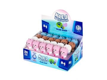 Astra ASTRA, lepljiva ploščica ŽIVALI 8g, stojalo, mešanica motivov, 401220007