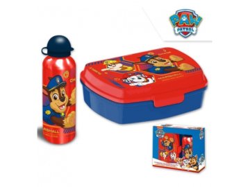 KIDS LICENSING Komplet prigrizkov / škatla + steklenička PAW PATROL, PW19916