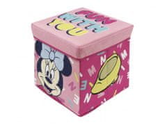 Arditex Škatla za shranjevanje s pokrovom / stolček 2v1 MINNIE MOUSE, WD14424