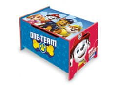 Arditex Otroško leseno pohištvo 2v1 PAW PATROL Lavica / škatla za igrače, PW14176