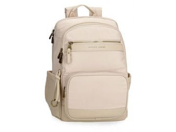 Joummabags Pepe Jeans Morgan Beige - Nahrbtnik za prenosnik 15", 7922433
