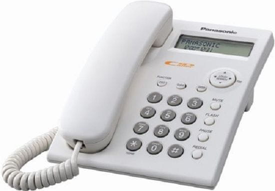 Panasonic KX-TSC11FXW - enovrstični telefon, bel