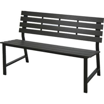 ProGarden Vrtna klop 125 cm iz kompozitnega lesa