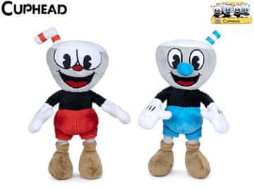 Plišaste figurice Cuphead in Mugman 25 cm - različne različice ali barve