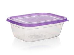 SUPER VALUE Pravokotna plastična škatla 1,25 l, TRA/FI (3 kosi)