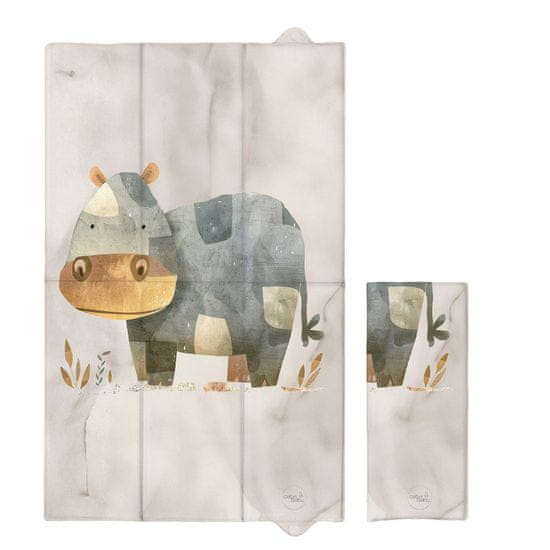 CEBA BABY Potovalna previjalna podloga (80x50) Basic Cosy Hippo