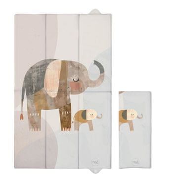 CEBA BABY Potovalna previjalna podloga (80x50) Basic Elephant Family
