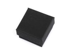 Škatlica za nakit 5,5x5,5 cm - črna mat (12 kosov)