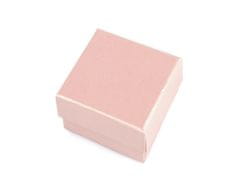 Škatlica za nakit 5,5x5,5 cm - biser v prahu (12 kosov)