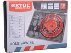 Extol Premium Kronski svedri, 7průměrů O 64-127mm